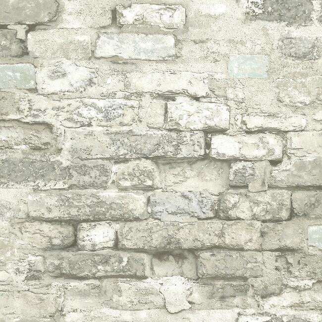 Brick Alley Wallpaper Wallpaper York Double Roll White 