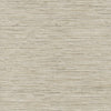 Horizontal Faux Grasscloth Wallpaper Wallpaper Ashford House Double Roll Mushroom/Rust 