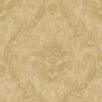 Acanthus Fan Wallpaper Wallpaper Antonina Vella Double Roll Gold On Taupe 