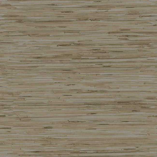 Lustrous Grasscloth Wallpaper Wallpaper York Designer Series Double Roll Sand/Silver 
