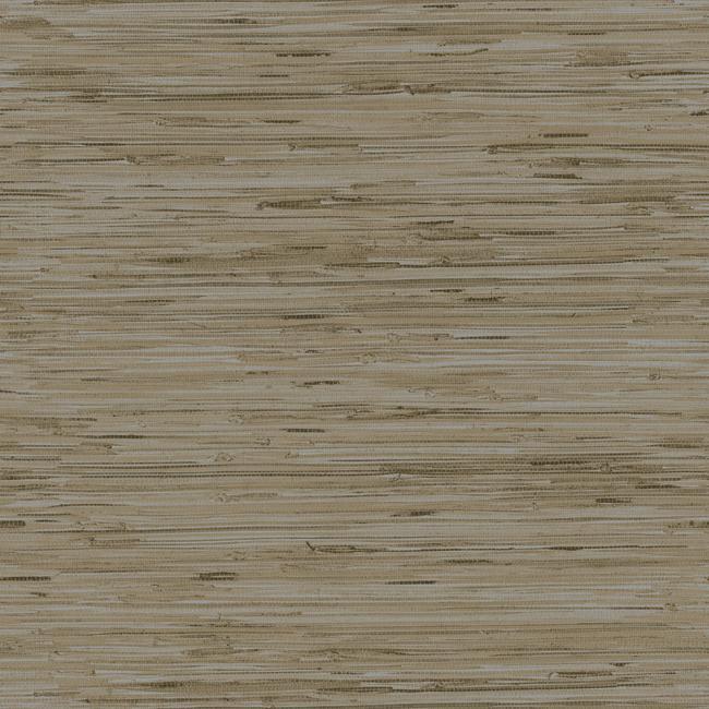 Lustrous Grasscloth Wallpaper Wallpaper York Designer Series Double Roll Sand/Silver 