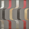 Ribbon Wallpaper Wallpaper York Double Roll Warm Grey/Red 
