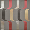 Ribbon Wallpaper Wallpaper York Double Roll Warm Grey/Red 