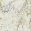 Oil & Marble Wallpaper Wallpaper Antonina Vella Double Roll White/Black/Gold 