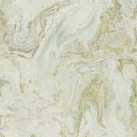 Oil & Marble Wallpaper Wallpaper Antonina Vella Sample Green Whisper